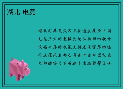 湖北 电竞